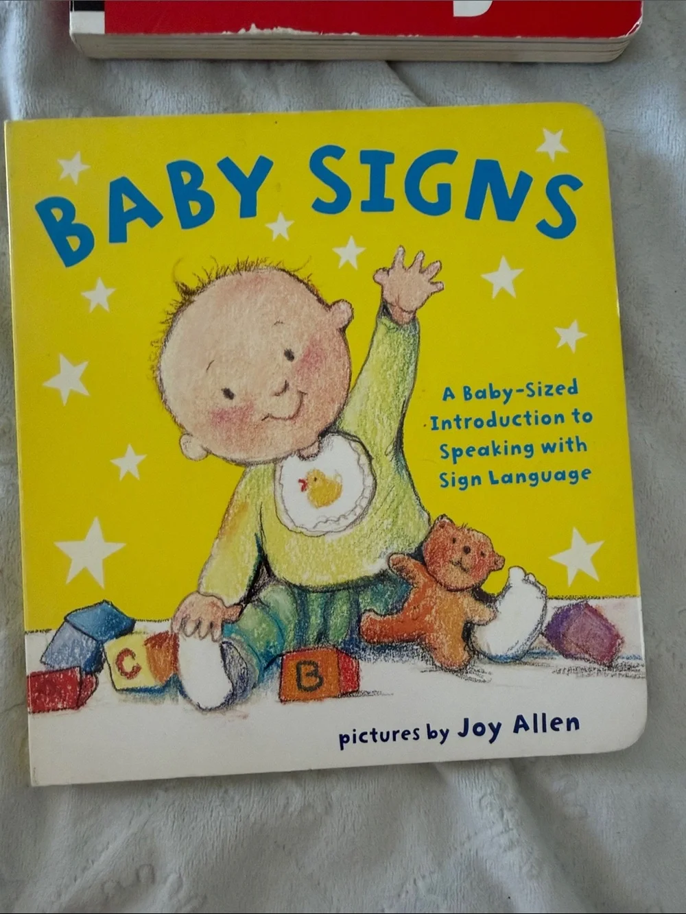 Baby Signs Board Books bundle - Yellow Baby Sign Language Book